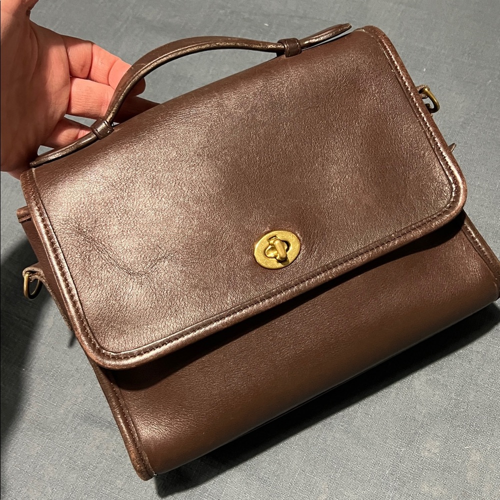 Vintage Coach Court Bag